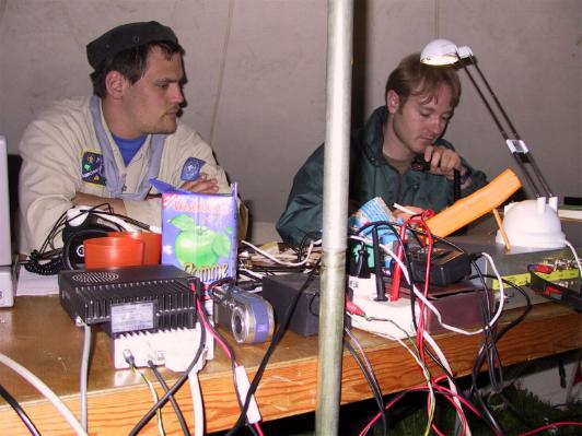 OZ1RDP 02 OP's bei der Arbeit