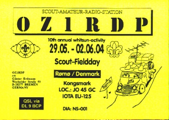 OZ1RDP 2004 QSL