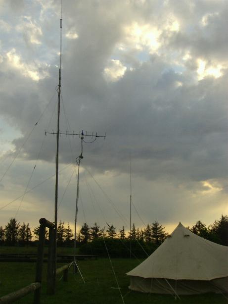 OZ1RDP 2005 Antennen