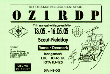 OZ1RDP 2005 QSL