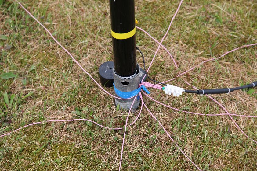 OZ1RDP 2010 Radialnetz einer Vertikal