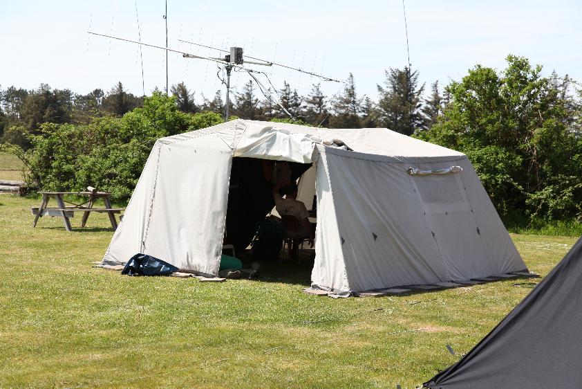 OZ1RDP 2010 Zelt für EME und BPSK